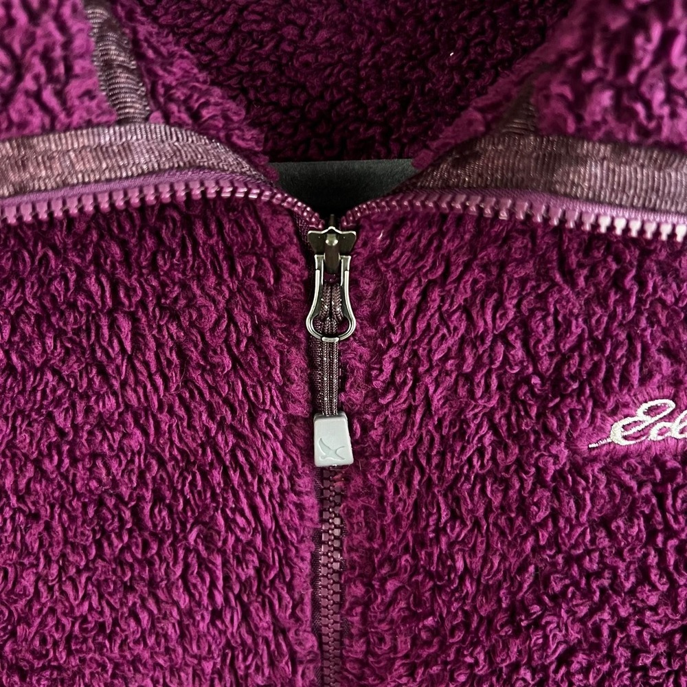 Eddie Bauer‎ Womens Fleece Jacket Medium Purple - Picture 5 of 8